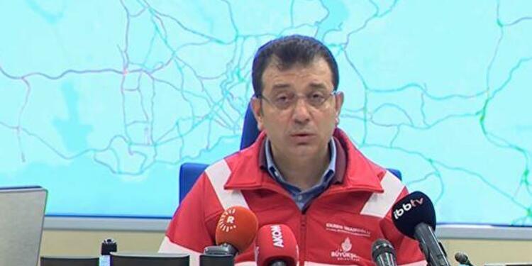 İmamoğlu açıklama yaptı: İBB katkı sunmaya devam ediyor
