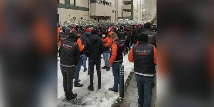 Trendyol işçileri yüzde 11’lik zamma isyan etti