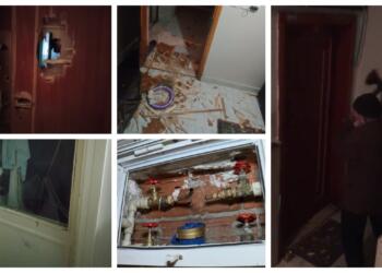 Ev sahibi fahiş kira artışını kabul etmeyen Suriyeli ailenin evine baltayla saldırdı