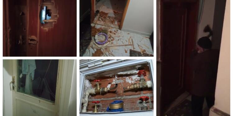 Ev sahibi fahiş kira artışını kabul etmeyen Suriyeli ailenin evine baltayla saldırdı