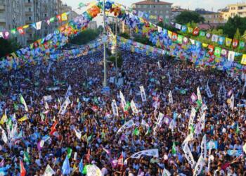 HDP’nin Diyarbakır mitingine ‘yoğun kar’ engeli