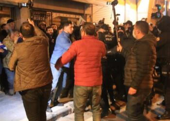 Furkan Vakfı açıklamasına polis müdahalesi