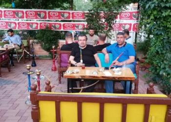 Yeşilay başkanının nargile kafesi varmış!