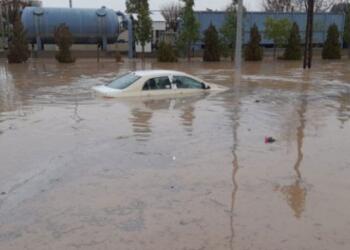 Hewlêr’de yağış sonrası sel yaşandı