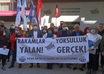 KESK Antalya’dan açıklama: Rakamlar yalan, yoksulluk gerçek