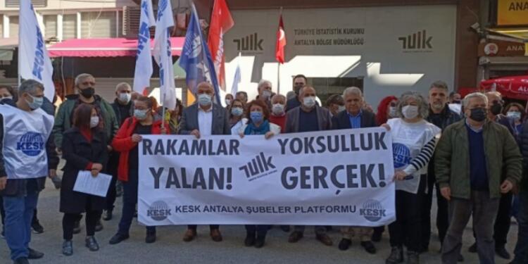 KESK Antalya’dan açıklama: Rakamlar yalan, yoksulluk gerçek