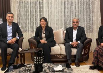 HDP Eşbaşkanları Zeydan’ı ziyaret etti