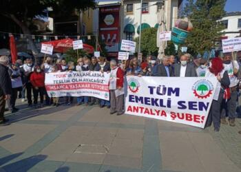 Emeklilerden TÜİK’e protesto: En düşük emekli aylığı 5.200 TL olmalı