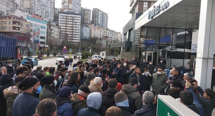 Scotty işçileri de iş bırakma eylemi yapıyor