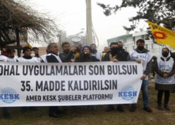 KESK’ten Diyarbakır’da açıklama: OHAL Komisyonu lağvedilmeli