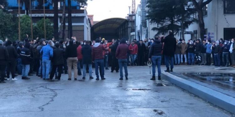 MESS dayatmasına karşı eylem: Çimsataş işçileri greve devam ediyor