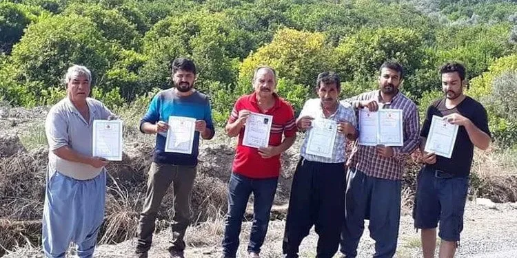 Çiftçilerin direnişi kazanımla sonuçlandı