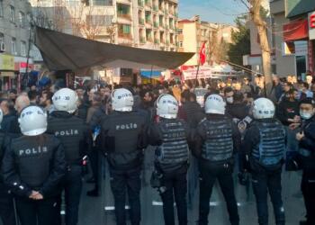 Polis ve zabıtadan pazarcılara saldırı