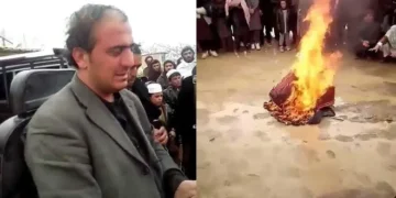 Taliban müzik aletini yaktı, müzisyen gözyaşını tutamadı