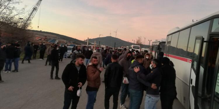 Aliağa gemi söküm işçileri iş başı yapmadı