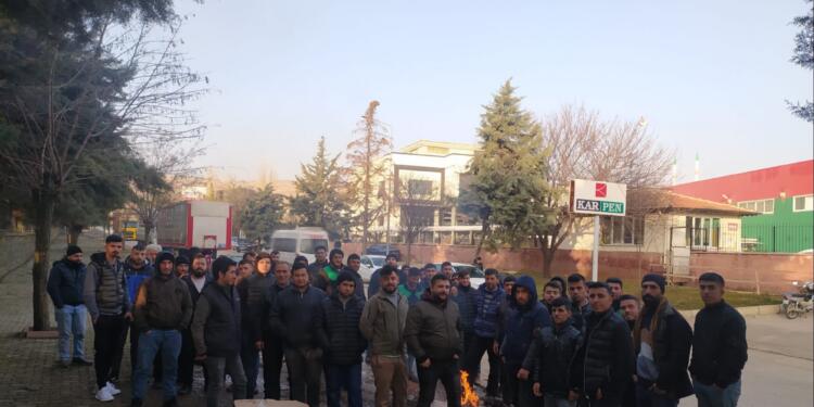 Antep’te eylemler yayılıyor: Karpen’de işçiler direnişe geçti