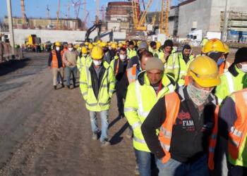 Akkuyu Nükleer şantiyesinde işçilere ‘savaş var’ denilerek ücret verilmedi