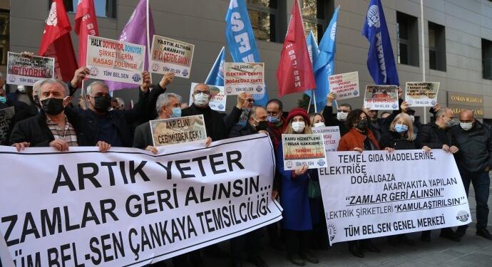 Tüm Bel-Sen’den zam protestosu: Sefalete teslim olmayacağız