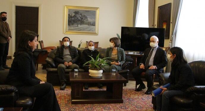 Doku ailesi Meclis’te: HDP’li vekillerle görüştüler