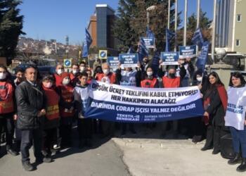 Darinda Çorap işçileri mücadeleye devam ediyor