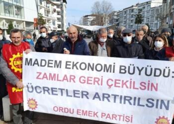 Ordu’da zam protestosu