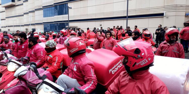 Yemeksepeti işçileri direnişlerinin 7’inci gününde