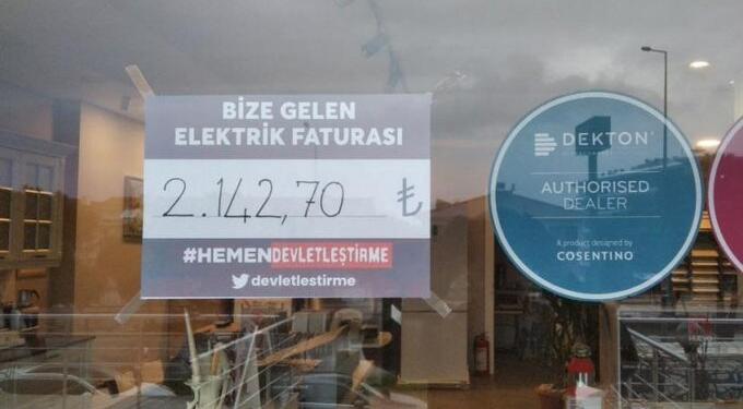 Esnaflar dükkan camına fatura asıyor: Isıtıcılardan ücret alınıyor