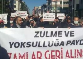 Halk zam furyasına karşı sokaklarda: Zamlar geri alınsın