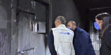 UNICEF Sinaa Cezaevi’ne ziyarette bulundu