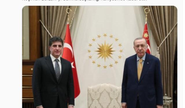 Neçirvan Barzani’den dikkat çeken görüşme