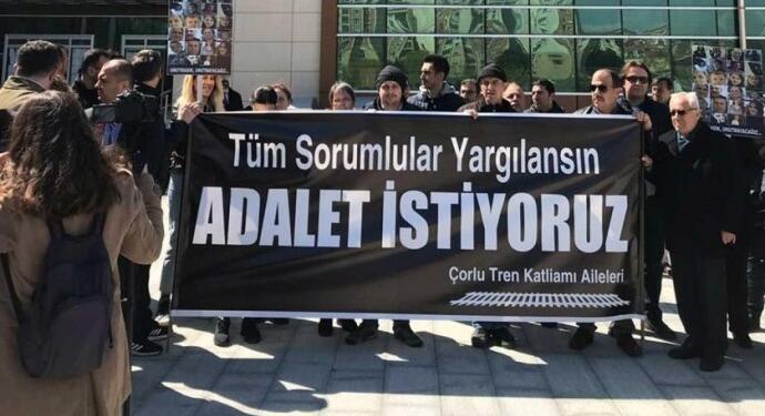 Çorlu Adalet Nöbeti Davası görüldü