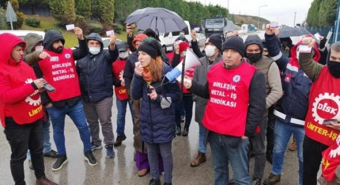 Farplas işçilerinin eylemi ikinci gününde devam etti