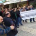 Hatay’da esnaf fatura yakarak zamları protesto etti