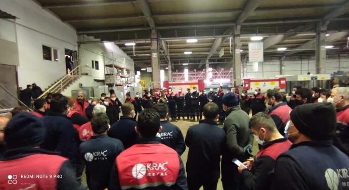 Kıraç Metal’de direniş kazandı