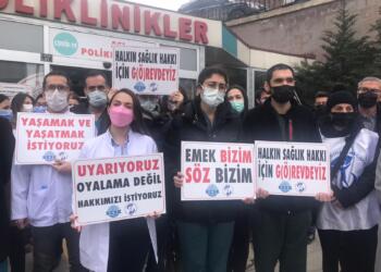 Sağlık emekçilerinden Rize ve Artvin’de eylem