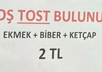 Boş baklavadan sonra boş tost da satılmaya başlandı: Fiyat 2 lira