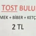 Boş baklavadan sonra boş tost da satılmaya başlandı: Fiyat 2 lira