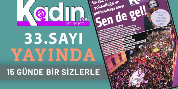 Yeni sayımız 8 Mart kapağı ile yayında