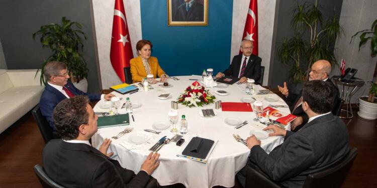 6 parti lideri ikinci kez buluştu: İş birliğimizi uyum içinde sürdürmeye kararlıyız