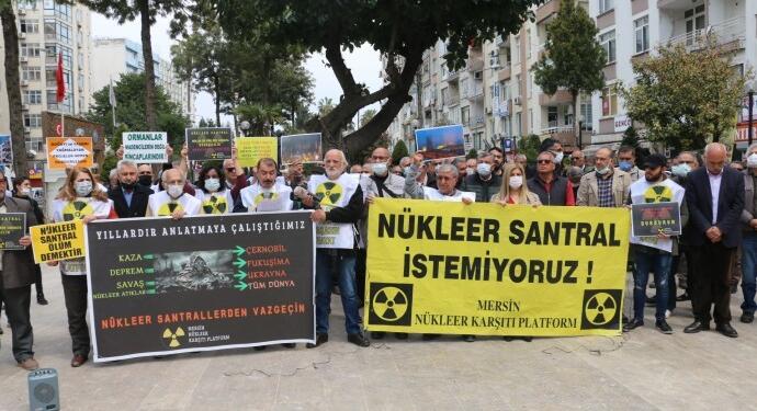 NKP üyelerinden eylem: Nükleere geçit yok