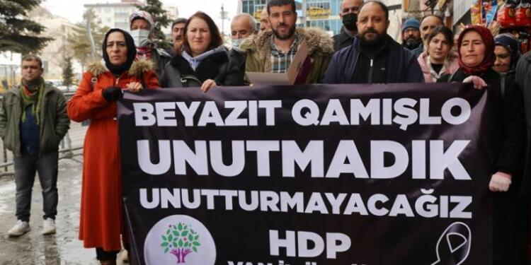 Van’da Beyazıt, Gazi ve Qamışlo katliamları protesto edildi