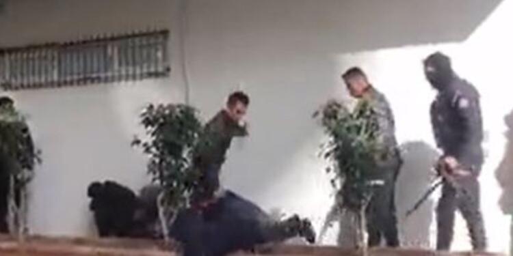 Sokak ortasında polis şiddeti