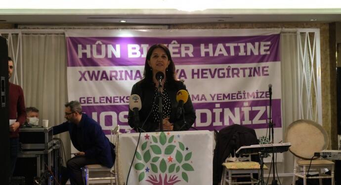 Newroz yemeğinde konuşan Buldan: AKP ve MHP’ye ders vermeye hazırız