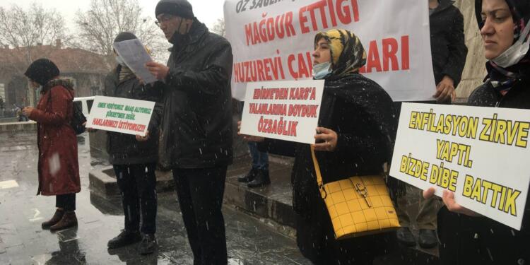 Ankara’da huzurevi çalışanları TİS için çağrıda bulundu