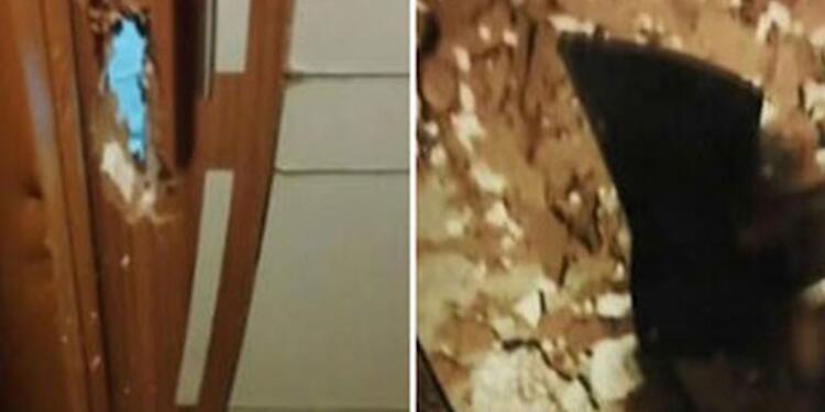 Evli olduğu kadının evine baltayla saldırdı, serbest bırakıldı