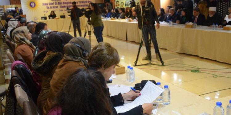 Kuzey ve Doğu Suriye Kadın Meclisi’nin konferansı başladı