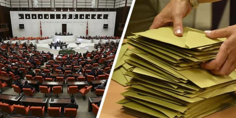 Seçim kanunu teklifi AKP ve MHP oylarıyla kabul edildi