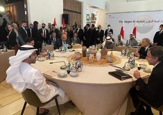 Bir ilk: Arap ülkeleriyle İsrail Necef Çölü’nde buluştu