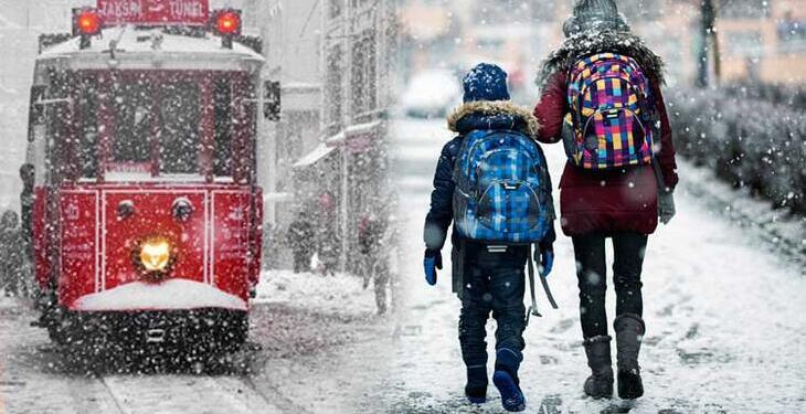 İstanbul’da okullara kar tatili