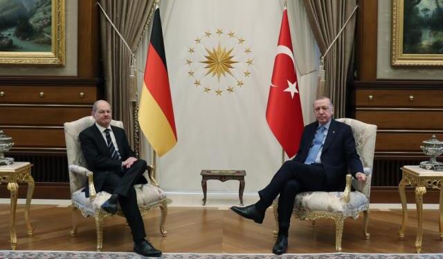 Almanya Şansölyesi Scholz Ankara’da: Ateşkes konusunda hemfikiriz